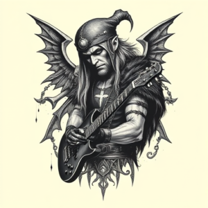 Gothic Rockstar Tattoo