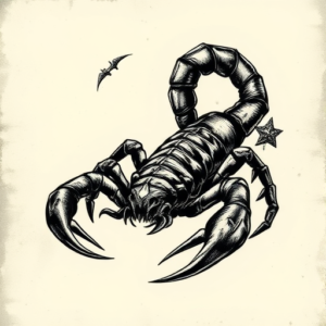 Gothic Scorpio Tattoo