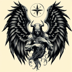 Gothic Seraphim Tattoo
