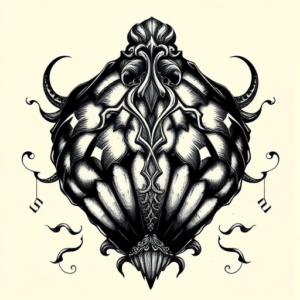 Gothic Shellback Tattoo
