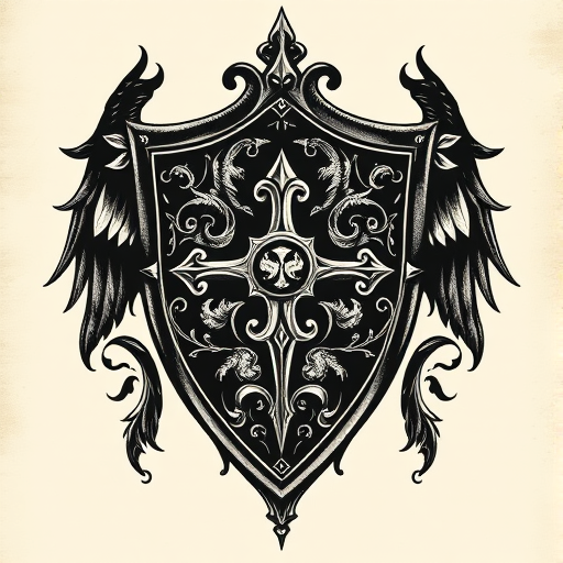 Gothic Shield Tattoo