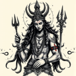 Gothic Shiva Tattoo