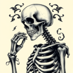 Gothic Skeleton Tattoo