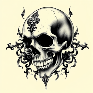 Gothic Skull Tattoo