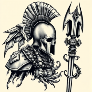 Gothic Spartan Tattoo