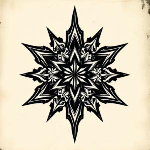 Gothic Star Tattoo