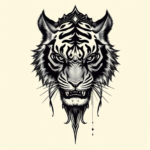 Gothic Tiger Tattoo