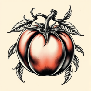 Gothic Tomato Tattoo