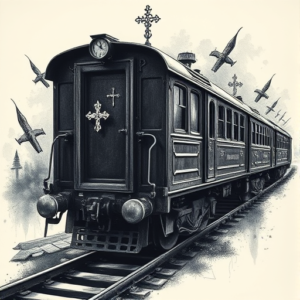 Gothic Train Tattoo