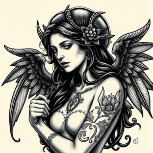 Gothic Venus Tattoo