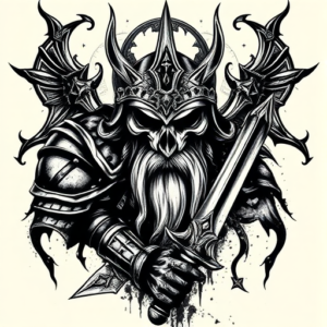 Gothic Warrior Tattoo