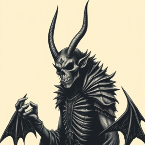 Gothic Wendigo Tattoo