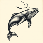 Gothic Whale Tattoo