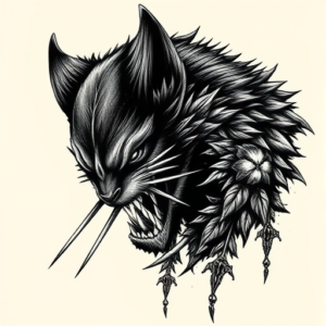 Gothic Wolverine Tattoo