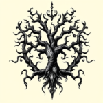 Gothic Yggdrasil Tattoo