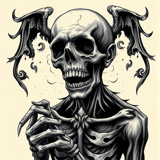 Gothic Zombie Tattoo