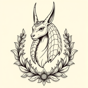 Greek Anubis Tattoo