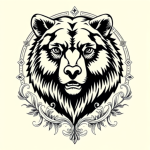 Greek Bear Tattoo