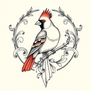Greek Cardinal Tattoo