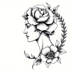 Greek Carnation Tattoo