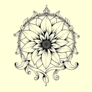 Greek Chrysanthemum Tattoo