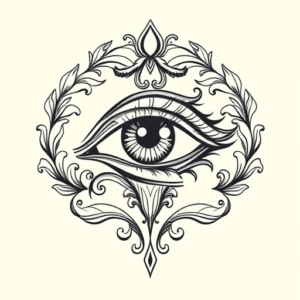 Greek Eye Tattoo