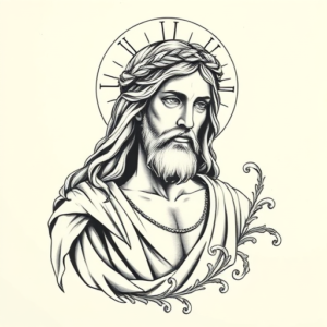 Greek Jesus Tattoo