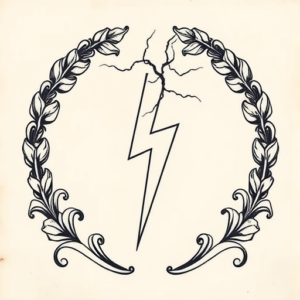 Greek Lightning Tattoo
