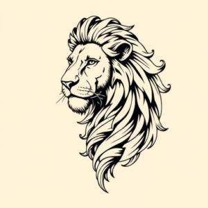 Greek Lion Tattoo