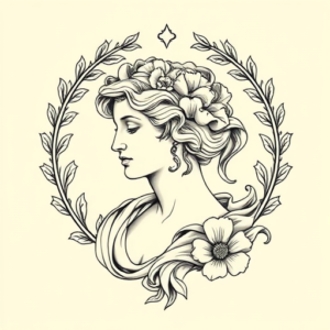 Greek Marigold Tattoo