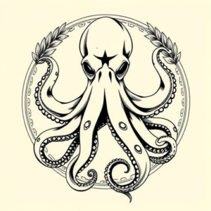 Greek Octopus Tattoo
