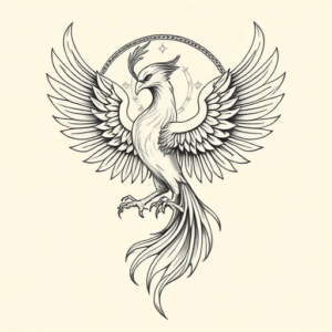 Greek Phoenix Tattoo