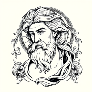 Greek Poseidon Tattoo