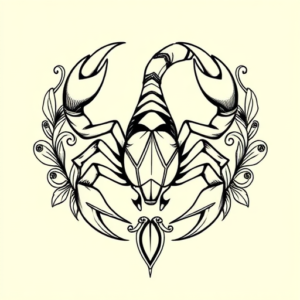 Greek Scorpio Tattoo