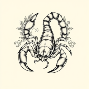 Greek Scorpion Tattoo