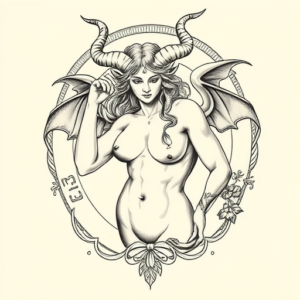 Greek Succubus Tattoo