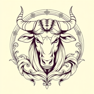 Greek Taurus Tattoo