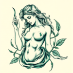 Green Ink Aphrodite Tattoo