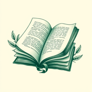 Green Ink Book Tattoo