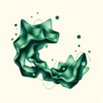 Green Ink Coordinates Tattoo