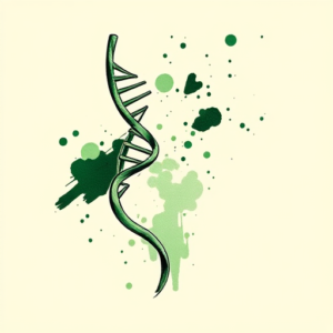 Green Ink Dna Tattoo