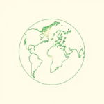 Green Ink Outline Atlas Tattoo