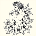 Hawaiian Achilles Tattoo