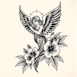 Hawaiian Angel Tattoo