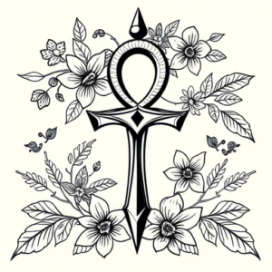 Hawaiian Ankh Tattoo