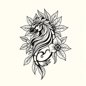 Hawaiian Aquarius Tattoo