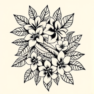 Hawaiian Aries Tattoo