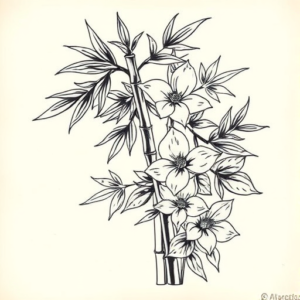 Hawaiian Bamboo Tattoo