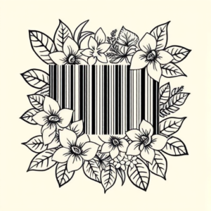 Hawaiian Barcode Tattoo