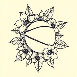 Hawaiian Basketball Tattoo